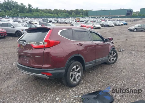 2017 Honda Cr-V Ex из США, поврежденный, VIN 2HKRW2H52HH677373